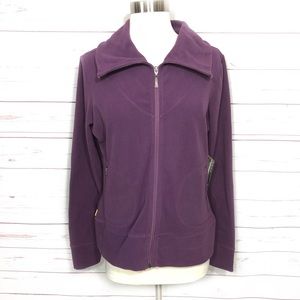 Lole Traditional Fleece Purple Jacket